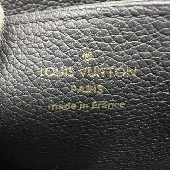 Authentic Louis Vuitton Monogram Empreinte Leather Zippy Long Wallet Black LV - Picture 9 of 10